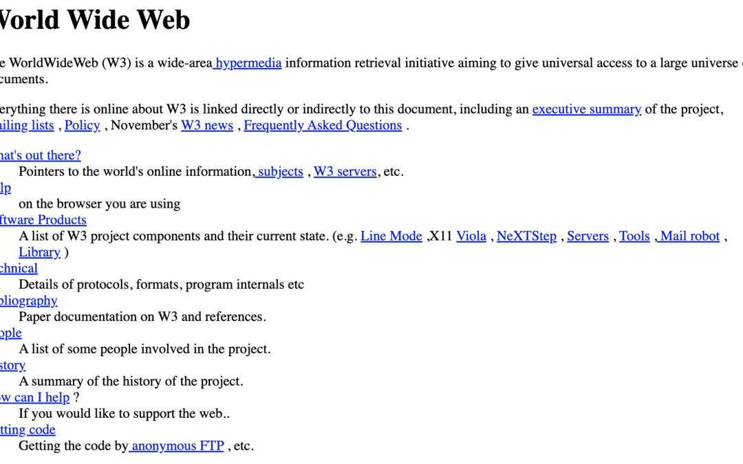 Dossier L’Histoire d’Internet [4/6] : la naissance du World Wide Web